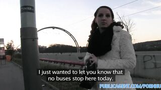 Publicagent Car Sex For Stranded Women At Bus Stop