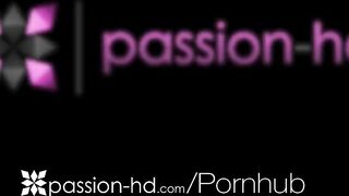 Passion-Hd Round Booty Blonde Bends Over For Big Dick