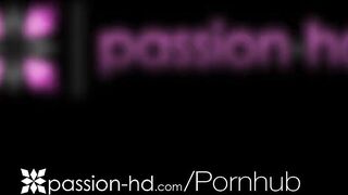 Passion-Hd Wet Shaved Pussy Fucked With Tasty Mouthful