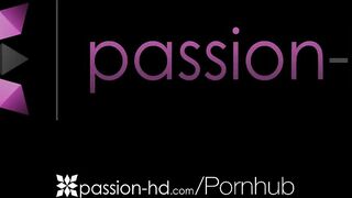 Passion-Hd - Tall Beauty Anastasia Black Has Her Pussy Licked On The Stairs