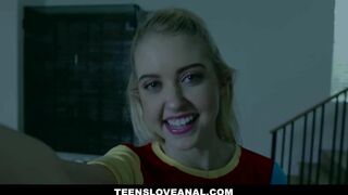 Teensloveanal - Cute Blonde Gets Her Asshole Stuffed By Step Brother