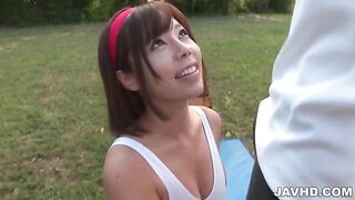 Sara Saijo Wants To Play With Cock In Sexy Outdoor