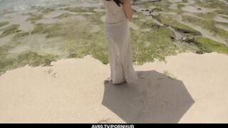 Kyouko Maki Sucks Man's Dick Then Fucks In Sexy Outdoor - More At 69Avs Com