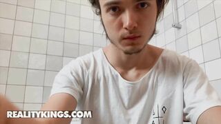 Reality Kings - Goddess Eva Elfie Catches Her Roommate Watching Her Masturbate & Invites Him To Join