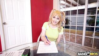 Bangbros - Busty Blonde Babe Ava Sinclaire's Pov Closeup