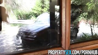 Propertysex - Really Cute Real Estate Agent Makes Dirty Sex Video