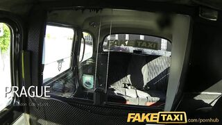 Faketaxi Prague Beauty In Backseat London Sex Cab Holiday