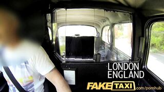 Faketaxi Fun Time Couple In Backseat Taxi Threesome