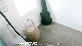 Povd Sexy Housekeeper Fucks Big Dick Boss