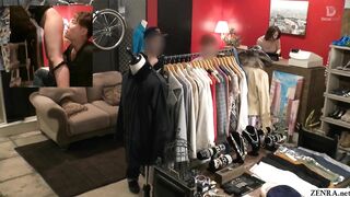 Risky Public Sex In Japanese Clothing Shop Tsubasa Hachino