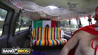 Bangbros - Funny Cinco De Mayo Bang Bus Celebration With Not Quite Mexican Babe Natalie Brooks