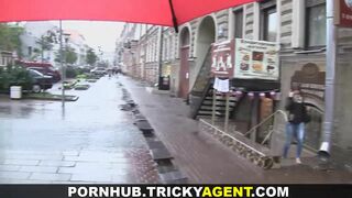 Tricky Agent - A Girl Rescued From The Rain Gets Seduced