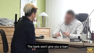 Loan4K. Woman Is Excited So Much That Gets Humped By The Moneylender