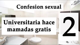 Confesión Sexual: Ella Mamando Por Vicio 2. Audio Español