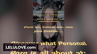 Halloweenie Babe Sucks Your Cock In Spooky Leather Pov Blowjob Handjob Cumshot - Lelu Love