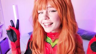 Asuka Langley Sucks A Fat Cock