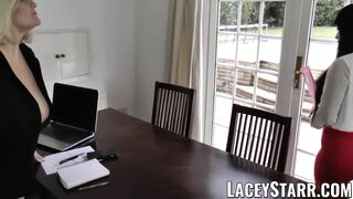 Laceystarr - Business Gilf Tongue Examines Young Pussy