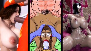 Sexy Pro Wrestler And Old Church Ladies Get Fucked In Various Positions