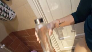 Girlfriend Drinks Her Own Pee From Bottle