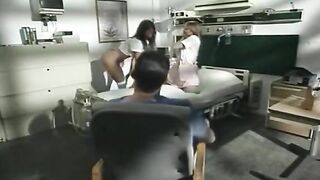 Barett Moore, Tawny Ocean, Chris Cannon In 1980S Porn Shows Hard Hospital Threesome Scene