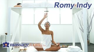 Massage Rooms Surprise Cock Massage By Romy Indy For Lucky Guy