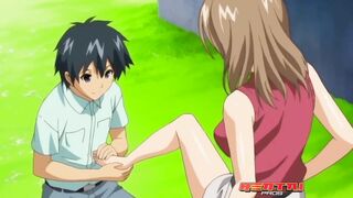 Hentai Pros - Manami Eats Shou's Pussy Under The Trees While Masaru Fucks Akina & Becomes Her Master