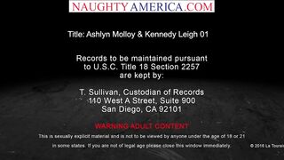 Kennedy Leigh And Ashlyn Molloy Double-Team A Big Dick - Naughty America