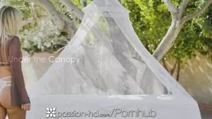 Passion-Hd Outdoor Massage Fuck Under The Canopy