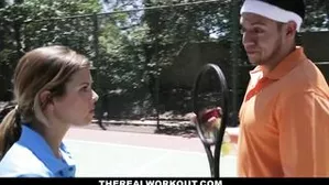 Keisha Grey Hates Tennis Lessons But Loves The Big Dick Of Her Trainer