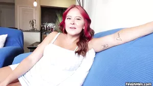 Redhead Luna Pov Blowjob - Finishhim