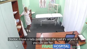 Fakehospital Patient Enjoys Nurse Massage And Doctors Big Cock Therapy