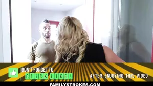 Army Boy Meets Busty Stepmom For Thanksgiving