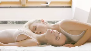 Ultrafilms Two Exceptional Blondes Nancy A And Aislin Spending Some Quality Time In Bed