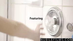 Nubilefilms - Hot Shower Sex With Leah Gotti