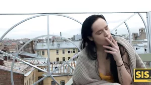 Whore With Cigarette Rocks Out With Virgin Stepbro