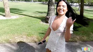 Yngr - Big Booty Latina Summer Col Tries A Bbc For The First Time