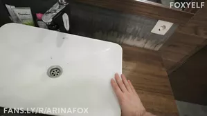 Neighbor Sucks And Fucks In The Shower With The Owner Of The Apartment - Foxyelf - Doggystyle - Bj