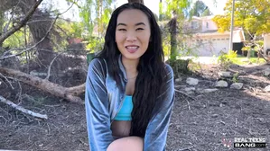 Real Teens - Bubble Butt Asian Teen Kimmy Kimm Flashing And Fucking Like A Wild Animal