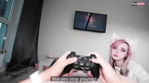 Bitch Fucks My Dick While I Play Genshin Impact - Pinkloving