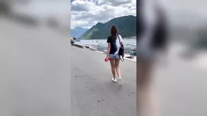 Teen Almost Caught Fucking In Tourist Hotspot - Risky Public Sex