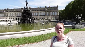 Public Whore! Crowned Queen At Herrenchiemsee Castle With A Sperm Fountain