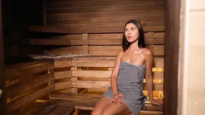 Unexpected Sex In A Public Sauna