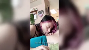 Step Sis Gives Me Surprise Blowjob