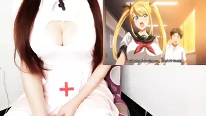 Tetona Con Pezones Grandes Se Coge A Un Nerd Suertudo - Hentai Tsundero Series 4