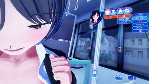 A Perverted High School Girl Appears On A Route Bus Late At Night! She Can't Stop Squirting