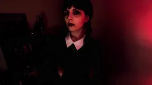 Wednesday Addams Cosplay Fucked Hard At Halloween - Bwc Facial