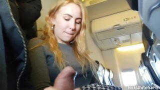 Airplane! Horny Pilot's Wife Shows Big Tits In Public