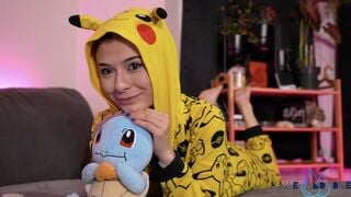 Squirtle Is No Match For Mae Rainz And Get's Destroyed In Her Squirt! - Oiled And Dripping