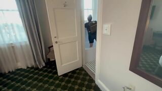 Stepmom Shares Bed In Hotel And Fucks Stepson