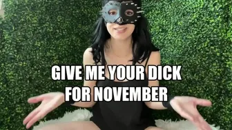 No Nut November Announcement! Let Me Own Your Dick This Month